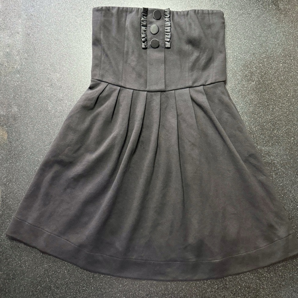 Little BlackDress (LBD) with Pockets! Strapless size Large